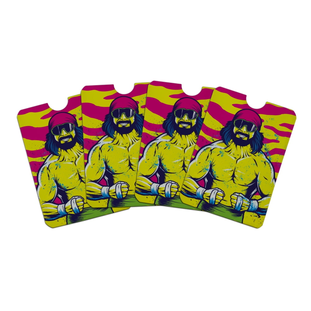 WWE Macho Man Cream of the Crop Credit Card RFID Blocker Holder Protector  Wallet Purse Sleeves Set of 4 - Walmart.com