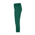 thumbnail image 2 of Bloomae Women Hidden Scrunch Butt Lifting Capri Leggings Sexy V Crossover High Waisted Seamless Compression Tummy Control Yoga Pants Green XXL, 2 of 8