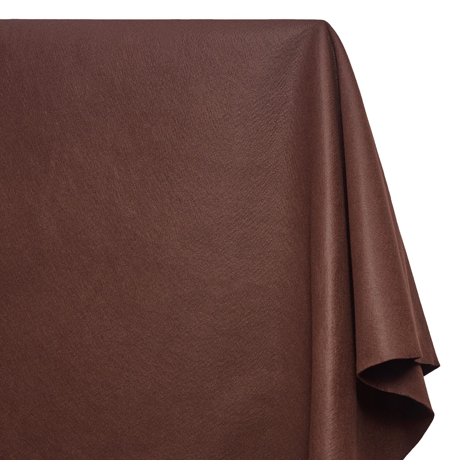 Felt Fabric 74 Inch Wide Polyester Craft Fabric By The Yard 300 GSM - For Sewing Apparel, Accessories, Décor, & More - Brown (1 Yard)