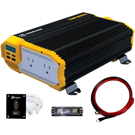 KRIEGER KR1100 12V/110VAC 1100-Watt Continuous 6000-Watt Surge Power Inverter