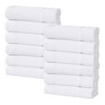 thumbnail image 2 of Superior Milo Smart Twist Cotton Medium Weight Face Towels Washcloths, Set of 12, White, 2 of 10