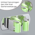 thumbnail image 1 of WIFKLSIIPG Support d'Outils en Acier Inoxydable 304 Empêche les Porte-Balai de Rouiller - Effet de Serrage Fiable Grâce aux Roues Noires Flexibles (Vert), 1 of 5