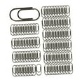 thumbnail image 2 of MAGIDEAL 100 Pieces Paper Clips Premium Metal Paperclips for Home Stationery Personal Black, 2 of 8