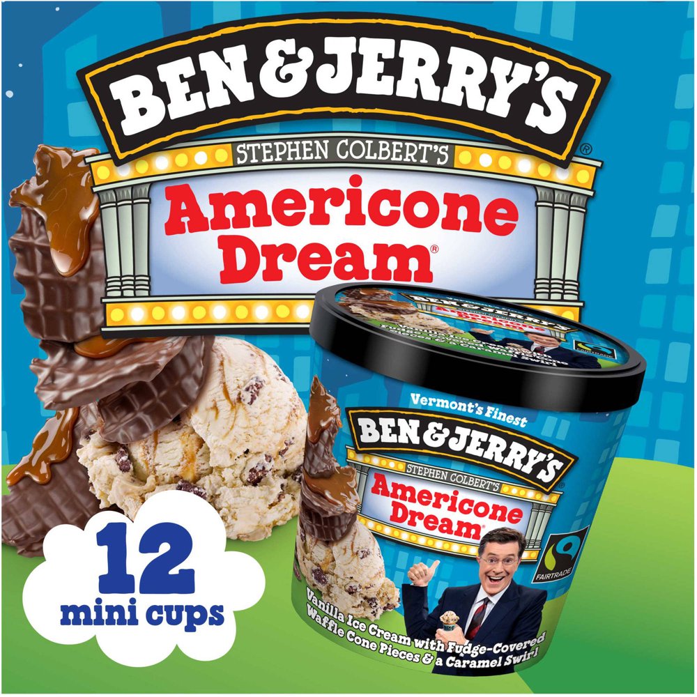 Ben & Jerry's Ice Cream Cups, 3.6 oz (Pack of 12), Variety of Flavors