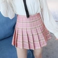 thumbnail image 2 of Skirts for Women Fashion High Waist Pleated Mini Skirt Slim Waist Casual Tennis Womens Clothes Red L, 2 of 3