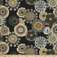 thumbnail image 5 of Pillow Perfect Black/ Yellow Floral Outdoor Tufted Seat Cushions (Set of 2), 5 of 5