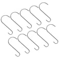 thumbnail image 4 of STRANDCHIC 8Pcs Black Multi Functional Metal Hooks for Home Use Solid S Shaped Design, 4 of 6