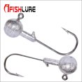 thumbnail image 2 of Eigraketly A FISH LURE 5PCS Acero al carbono y material de Juego de anzuelos de pesca de carpa Forma redonda Ball Head Anzuelos de aparejos de Pescar No.02 Eigraketly DJ0687-02, 2 of 5