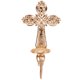 thumbnail image 2 of 1 juego de candelabro de pared de hierro, candelabro de pilar, soporte para velas en forma de cruz, 2 of 8