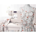 thumbnail image 6 of Soimoi White Fabric - By the Yard - 42 Inch Wide - Florals Print Fabric - Elegant and Timeless Patterns for Fashion and Home Decor Printed Fabric, 6 of 6
