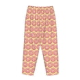 thumbnail image 3 of Lsque Donuts With Pink Glaze Print Women's Pajama Pants, Lounge Pant - Comfortable Home Wear,Elastic Waistband, Stylish Design-XX-Large, 3 of 9