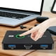 thumbnail image 5 of Conmutador KVM Conmutador KVM USB3.0 compatible con HDMI para 2 ordenadores Compartir teclado, 5 of 9