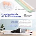 thumbnail image 2 of Matrix Cell Colchón de espuma viscoelástica para camping – Colchón enrollable CertiPUR-US – Alfombrilla plegable para el suelo del coche para adultos – Colchoneta para dormir para cama de invitados –, 2 of 5