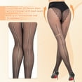 thumbnail image 4 of Manzi 2 Pairs Backseam Pantyhose for Women Seamed Nylon 20D Sheer Tights, 4 of 7
