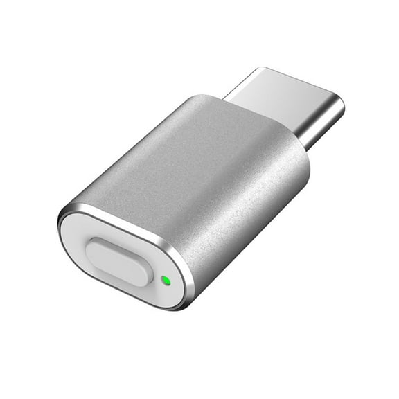 Type C Mouse Jiggler Undetectable Mouse Mover USB C Mouse Shaker Simulated Mouse Movement for Keep Computer Awake Silver