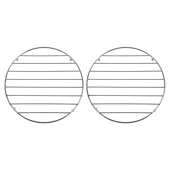 Toyvian 2-Pack Stainless Steel Iron Art Trivets, Hot Pot Holders for Kitchen Countertops and Dining Tables