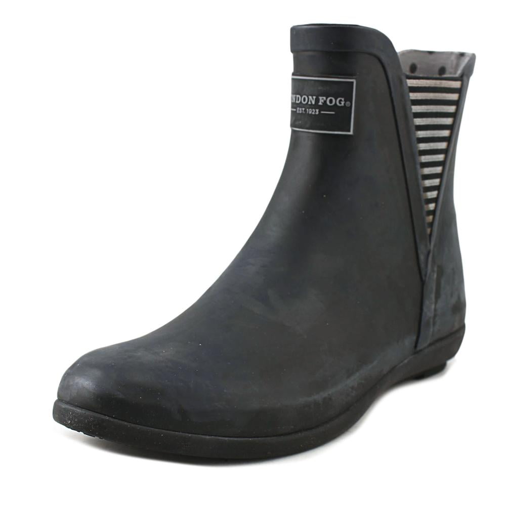 London Fog - London Fog Piccadilly Women Round Toe Synthetic Black Rain Boot - Walmart.com