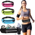 thumbnail image 5 of Riñonera con cinturón para correr, botellas de agua ajustables para caminar, Fitness, ciclismo, entrenamiento, gimnasio, 5 of 5