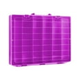 thumbnail image 1 of Caja de almacenamiento de juguetes, joyero, 48 rejillas con tapa, organizador de juguetes apilable, caja contenedor para juguetes de bloques de Púrpura, 1 of 9