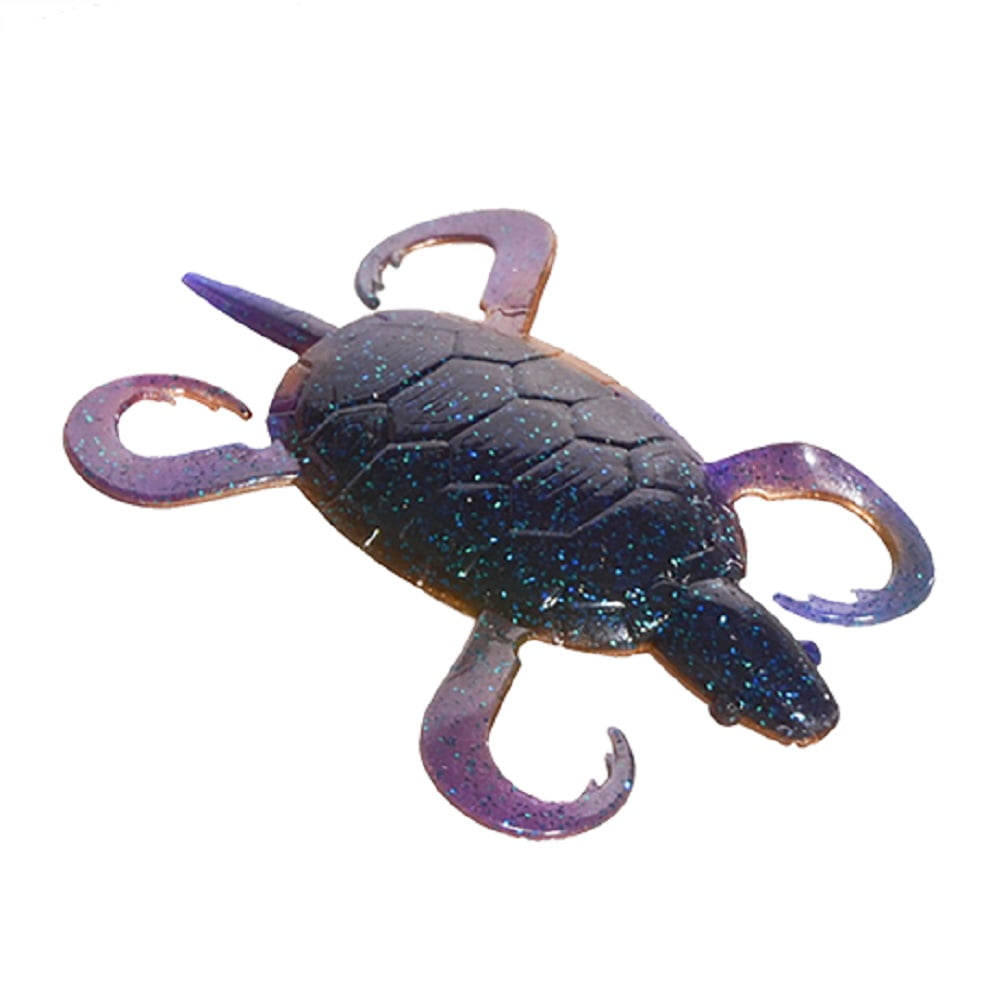 Doomzday Turtle 3 in. Soft Plastic Turtle 5Pack [Junebug Copperhead
