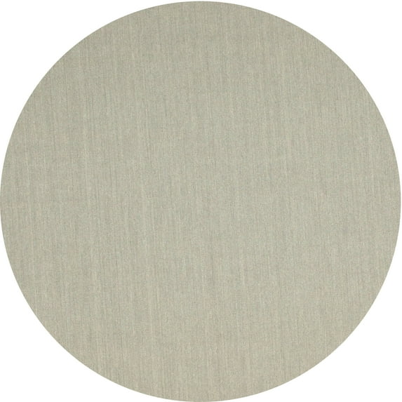 Ahgly Company Machine Washable Indoor Round Contemporary Tan Brown Area Rugs, 7' Round