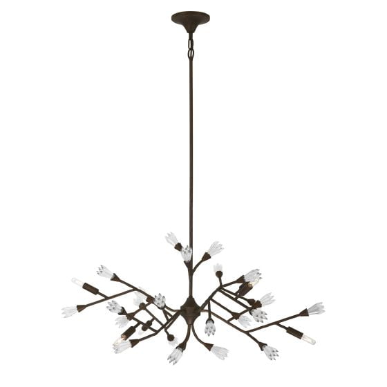 Savoy House - 1-2168-6-105 - Malinda 6-Light Chandelier in Bark by Breegan Jane