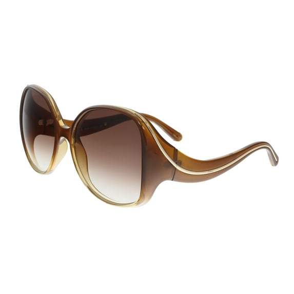 Chloe CE728S 235 Gradient Caramel Oversized Sunglasses