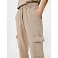 thumbnail image 3 of Drawstring Pocket Detail Jogger Sweatpants, 3 of 6