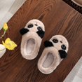 thumbnail image 6 of XIMIN Kids Cotton Slippers Soft Thick Soled Cute Cartoon Animal Panda Slippers Comfortable Memory Foam Warm Slippers Girls House Slippers Plush Slip on Shoes, 6 of 8