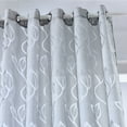 thumbnail image 3 of DYstyle Printed Voile Sheer Grommet Single Curtain Panel, 3 of 3