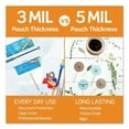thumbnail image 5 of Laminating Pouches, 5 Mil, 5.38" X 3.75", Gloss Clear, 20/pack | Bundle of 5, 5 of 7