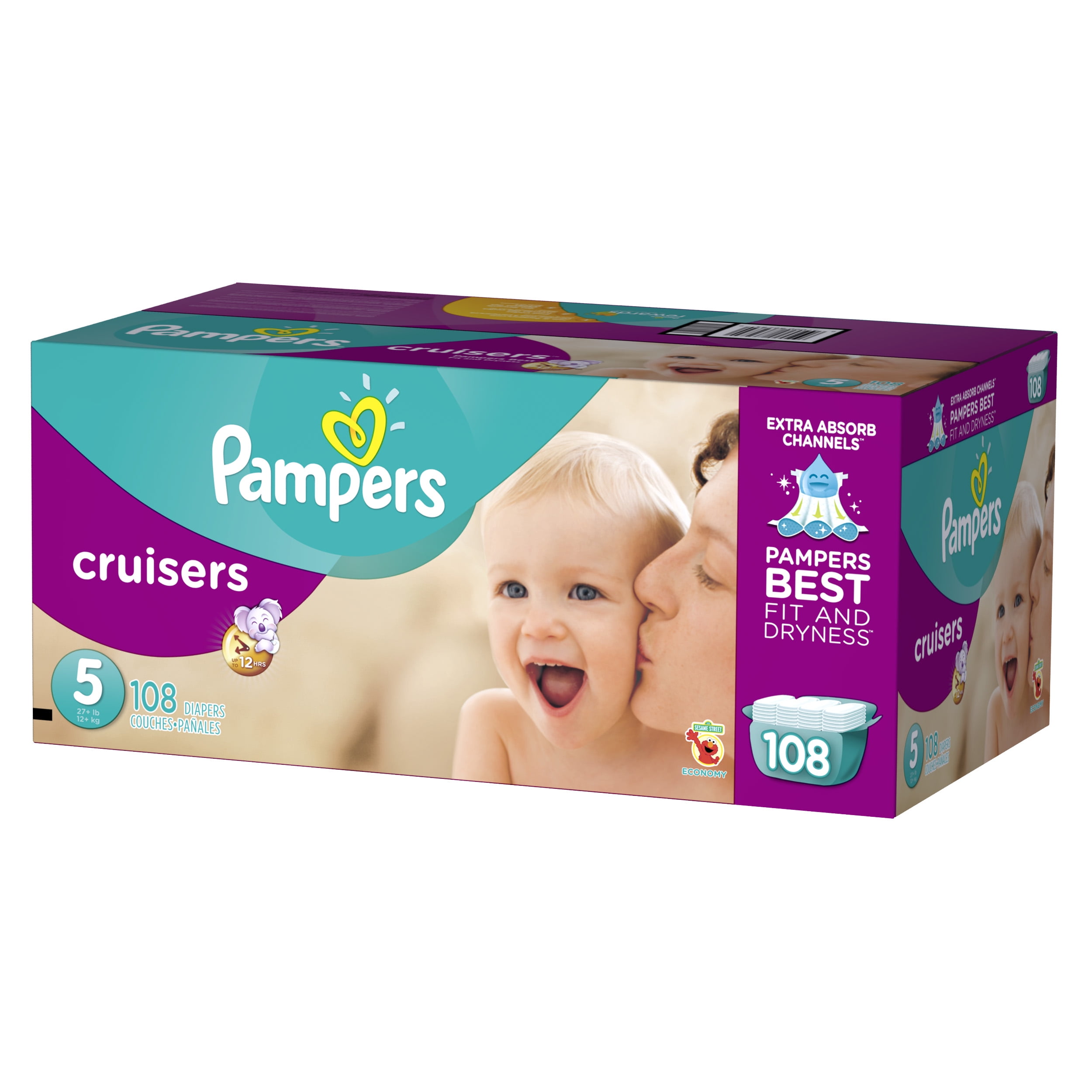Pampers Cruisers Diapers Size 5 108 count