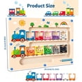 thumbnail image 5 of Montessori  Toddler Color and Number Maze Toys, Wooden Kids Busy Board Magnetic Balls Toys, Preschool Learning Toys Gifts for 2 3 4 5 Year Old Boys Girls, 5 of 7