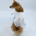 thumbnail image 6 of Pet Dog Cat Halloween Costume Doctor Costume Dog Jeans Clothes Cat Funny Apperal Outfit Uniform - M, 6 of 7