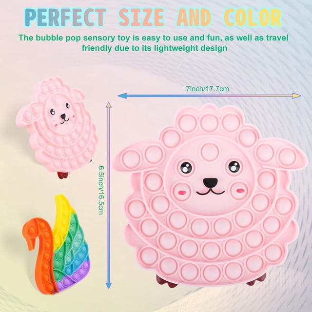 Juguete Push Bubble Pop, diseño más nuevo de HUOGUO, 2 unidades