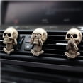 thumbnail image 5 of 3PCS Cute Skull Car Vent Clips Cool Car Aromatic Vent Clip Auto Interior Air Vent Skull Decor Freshener Car Charm Car Vent Accessories for Car Air Conditioner Office Home Halloween Decor, 5 of 5