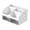 White_Free Size, variant on Gnmfd Office Desktop Storage Box, Transparent Small Drawer Organizer, Multifunctional Desk Stationery and Miscellaneous Item Storage, Space-Saving Cabinet for School, Home, Office Desk