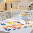 thumbnail image 6 of Yayeee Dish Drying Mat for Kitchen Counter 18"x24" Microfiber Absorbent Pad, Yellow Circles, 6 of 7