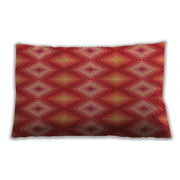 Ahgly Company Outdoor Rectangular Contemporary Lumbar Throw Pillow, 13 inch by 19 inch
