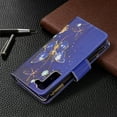 thumbnail image 5 of Feishell Galaxy S21 FE Case Zipper Purse Embossed Pattern Premium Leather Wallet Cover Flip Stand Card Slots Holder Magnetic with Wrist Strap Case for Samsung Galaxy S21 FE, Purple Butterfly, 5 of 8