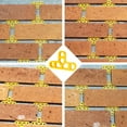 thumbnail image 4 of Yellow Color 10mm 3/8 inch Thin Brick Veneer Spacer Concrete Americana Classic Red Brick Spacer Old Mill Wall Spacer Brick Panels Spacer Clips Bricklaying Tools Clips Thick Tile Spacer, 4 of 6
