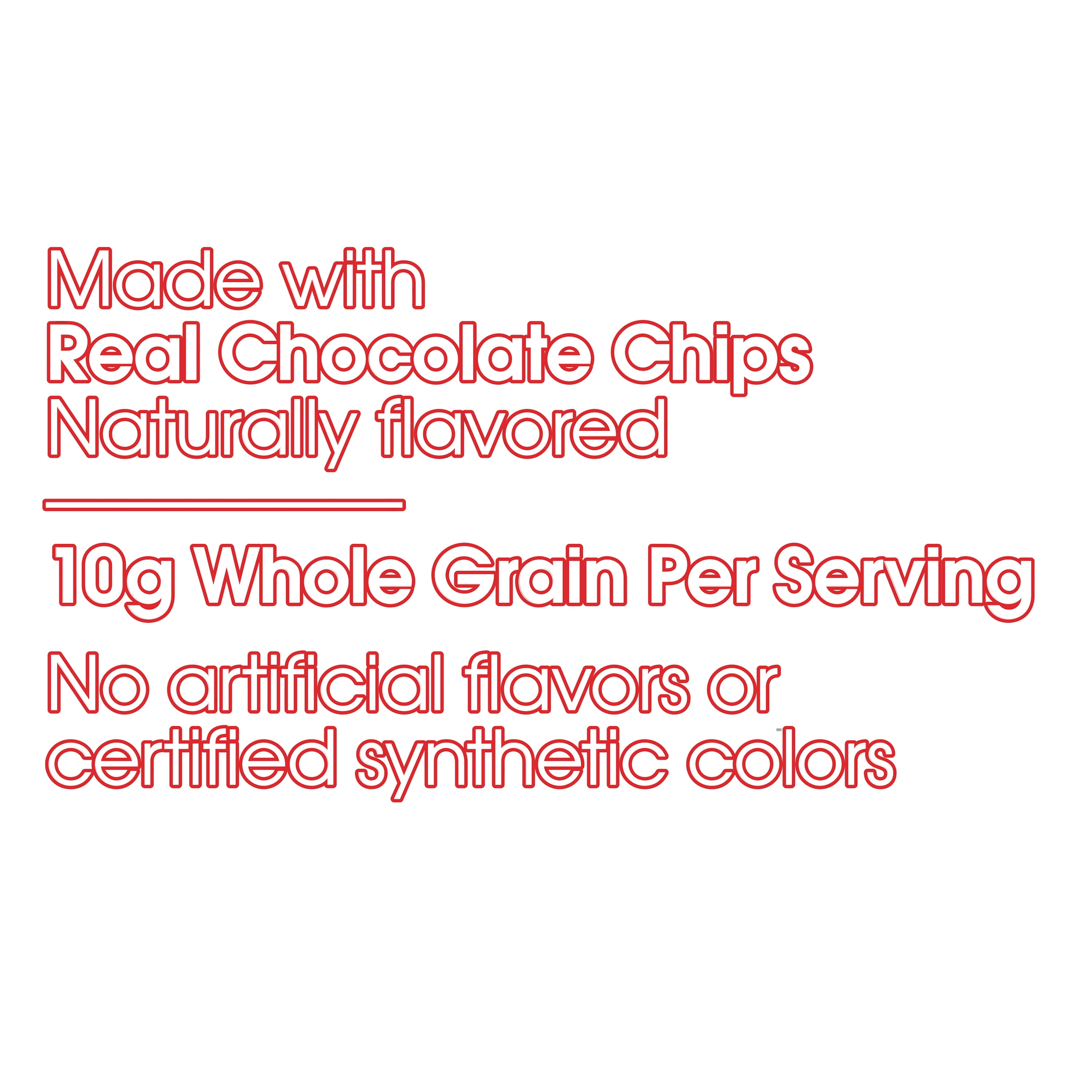 Great Value Chocolate Chip Chewy Granola Bars, Family Size, 0.84 oz Paper Box, 48 Count