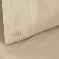 thumbnail image 4 of Superior 1000 Thread Count Egyptian Cotton Pillowcases Soft Breathable Set of 2, Tan, King, 4 of 5