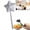 White, variant on CZABTOP Salt And Pepper Shaker Magic Wands,Pentagram Shape Salt Dispenser,Wand Salt And Pepper Shakers,Star Wand Salt And Pepper Shakers Refillable With Holes Kitchen Accessories,Mills(Black)
