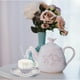 thumbnail image 4 of 1 juego de elegante platillo con forma de concha con taza de café de cerámica y platillo para café, té y leche, kit de taza elegante y práctico, 4 of 8