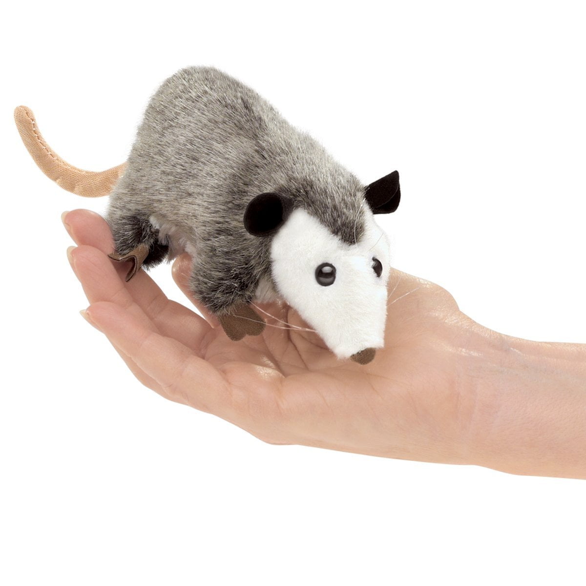 Finger Puppet Folkmanis Opossum New Animals Soft Doll Plush Toys