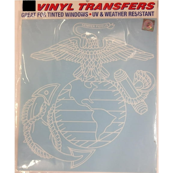 QTH USMC Vinyl Window Transfer Decal