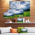 thumbnail image 3 of Thunderstorm Weather over Vineyards - Landscape Canvas Art Print, 3 of 4