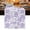Purple, variant on Blue Flower Table Runner 72 Inches Long, Botanical Floral Vintage Wildflower Leaf Kitchen Coffee Dining Table Decoration for Home Party Birthday Wedding Home Decor 14x72 Inches