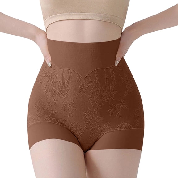 Yutgune Panties for Women High Waist Tummy Control Underwear Seamless Shapewear Panties